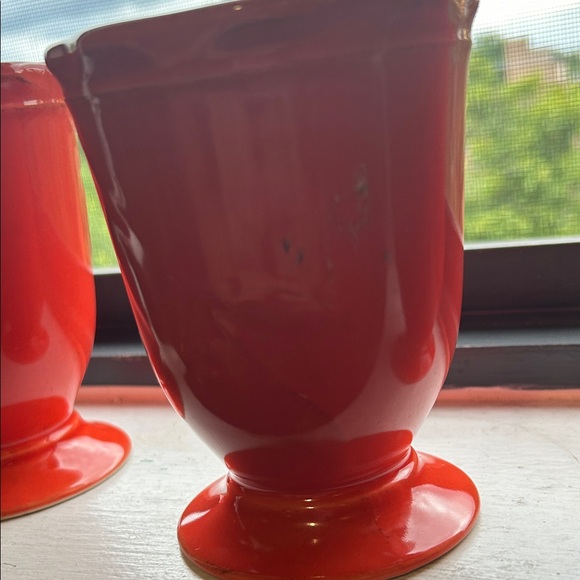 Red Ceramic Ice Cream Sundae Set* - Picture 4 of 14